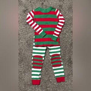 Hanna Andersson Holiday Stripe PJ Set, 4T